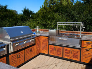 Outdoor Kitchen metal fabrication and installation in Ventura County