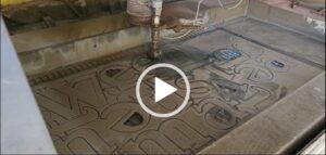 waterjet video of process