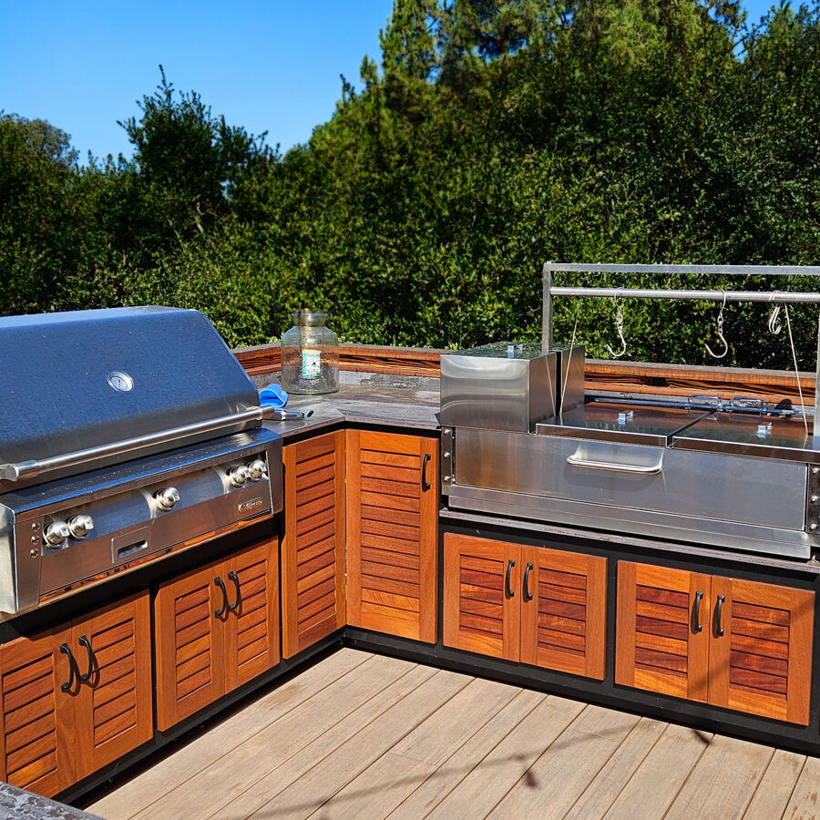 Outdoor Kitchen metal fabrication and installation in Ventura County
